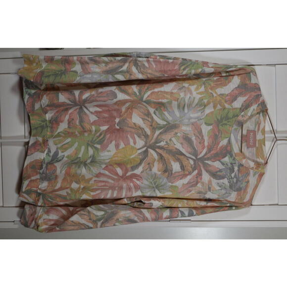 Show Me Your MuMu Palmer Sweatshirt in a tropical palm monstera knit print - Picture 2 of 4